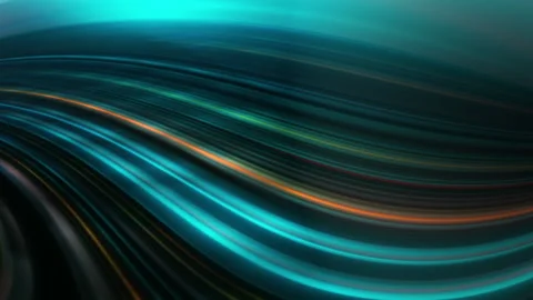 Colorful glowing path in space motion background Video stock 219467762