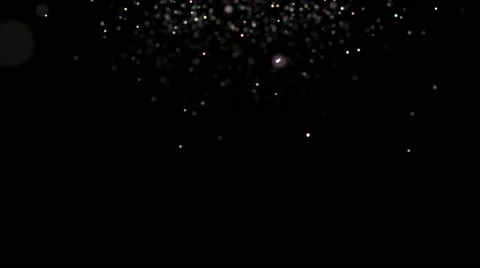 Colorful Glowing star particle in random direction  3D render abstract backgr Stock Footage 68675910