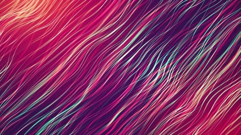 Colorful Glowing Strings Stock Footage 153107388