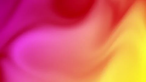 Colorful Gradient Abstract Art with Warm Pink, Yellow, Red Curves Stock Footage 341919869