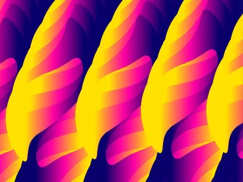 Colorful gradient abstract background with geometric fluid shapes. Trendy des Stock Illustration