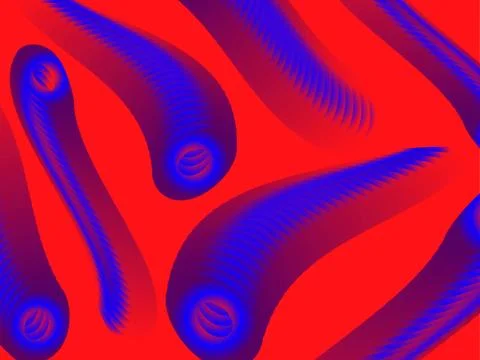 Colorful gradient abstract background with geometric fluid shapes. Trendy des Illustrazione stock