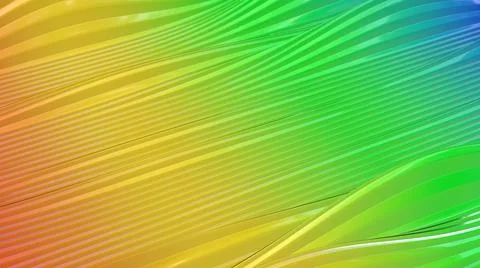 Colorful gradient abstract eccentric 3D spline wavy motion movement texture 写真素材