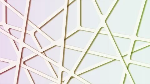 Colorful gradient abstract molecular polygonal background with connecting lines Stock Illustration