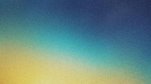 Colorful gradient background with blue and yellow tones and textured effect Stock Illustration