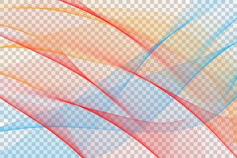 Colorful gradient background with flowing abstract lines and smooth wave effects 库存照片