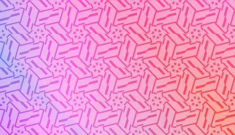 Colorful Gradient Background with geometric pattern. For Your Design Wallpape Illustrazione stock
