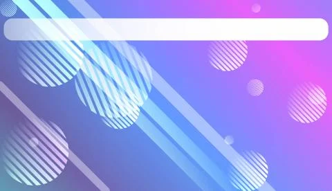 Colorful Gradient Background with Line, Circle. For Website Pattern, Banner O Stock Illustration