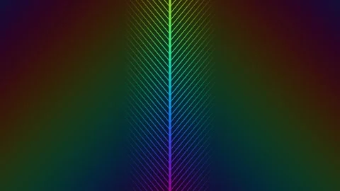 Colorful gradient background with lines creating a visual Stock Footage 338031717