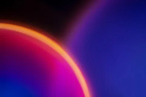 Colorful gradient background with neon led light Stock Illustration