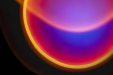 Colorful gradient background with neon led light Stock Photos