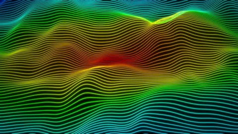 Colorful gradient background, seamless live wallpaper Stock Footage 295231089