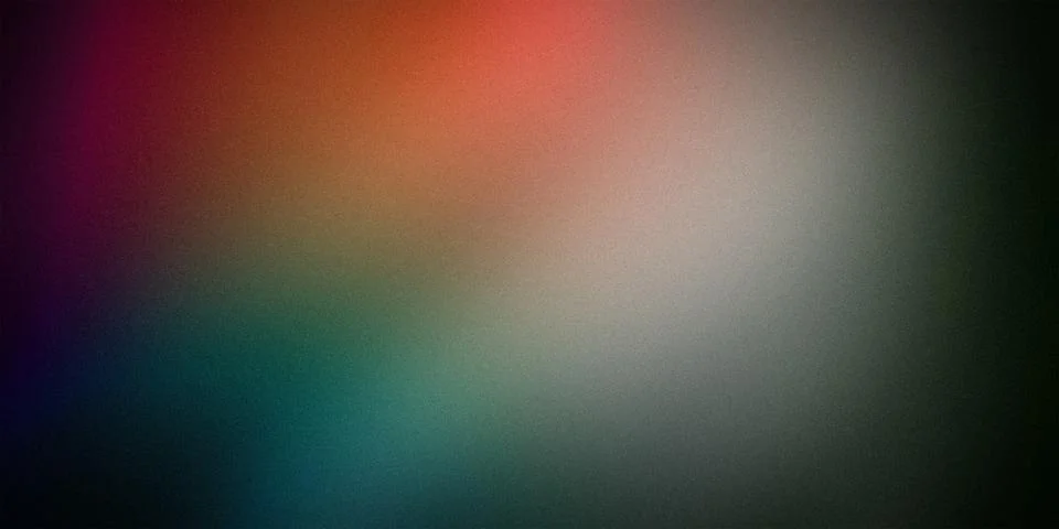 A colorful gradient background transitioning from deep red to orange to tea.. Ilustração Stock