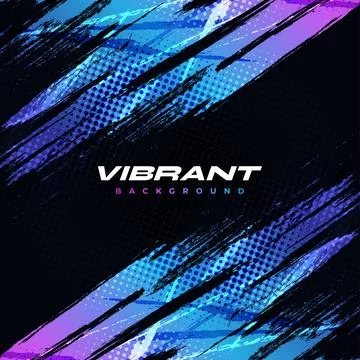 Colorful Gradient Brush Background with Halftone Effect イラスト素材