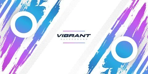 Colorful Gradient Brush Background with Halftone Effect イラスト素材