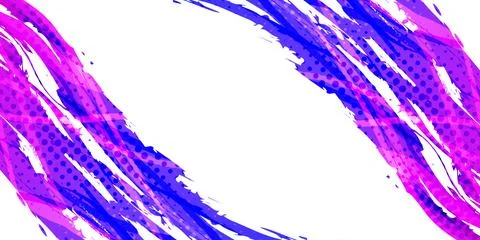 Colorful Gradient Brush Background with Halftone Effect. Abstract Dynamic Stock Illustration