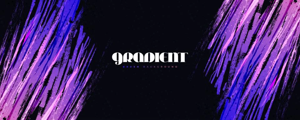 Colorful Gradient Brush Texture Background with Halftone Effect イラスト素材