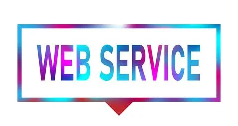 Colorful Gradient Bubble web service Logo Sign Symbol Icon Stock Illustration