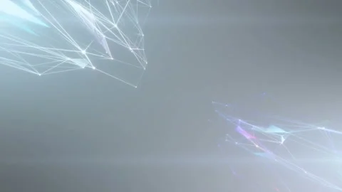 Colorful gradient changes colors, fast pulsating beams plexus. Rainbow Video stock 113733376