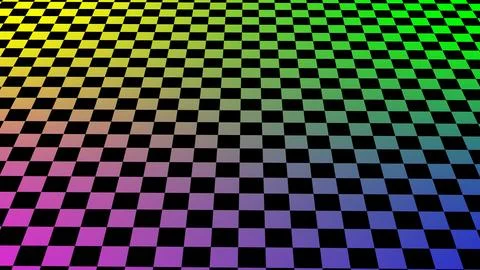 Colorful Gradient Checkerboard Pattern Foto stock