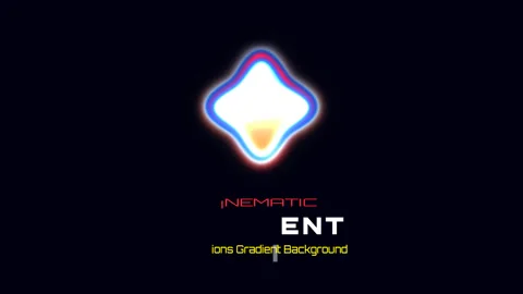 Colorful gradient cinematic star animations for backgrounds Stock Footage 342581048