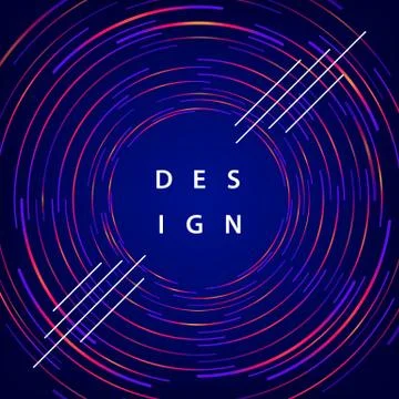 Colorful gradient circle. 库存插图