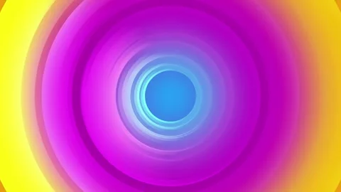 Colorful gradient circle vibrant abstract background video loop Stock Footage 280387992