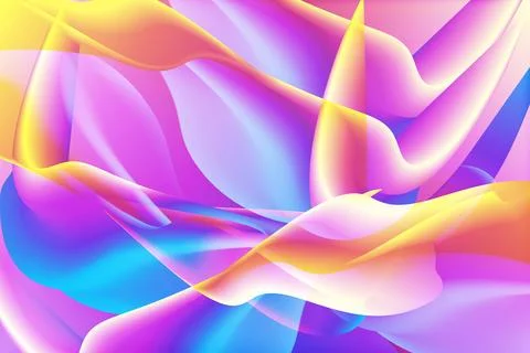 Colorful gradient creative abstract with wavy style with background design Stock Illustration