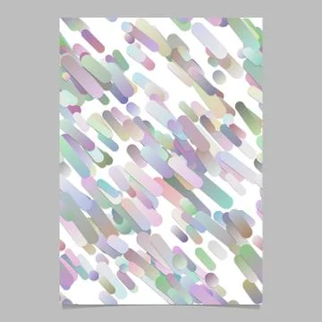 Colorful gradient diagonal rounded stripe pattern page background Illustrazione stock