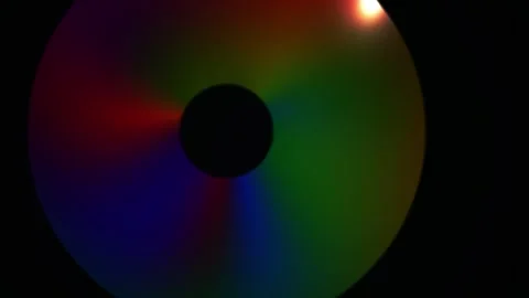 Colorful Gradient Disk Transitions Sequence. Stock Footage 335349122