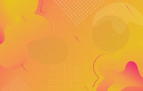 Colorful Gradient Fluid Liquid Geometric Dynamic Shape Background Stock Illustration
