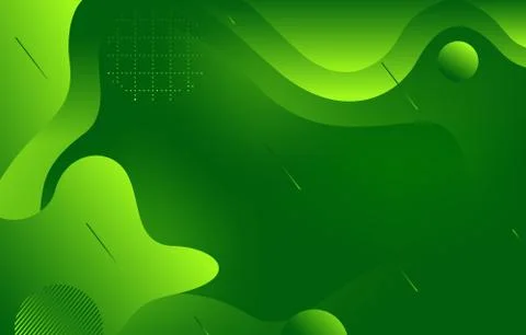 Colorful Gradient Fluid Liquid Geometric Dynamic Shape Background 库存插图