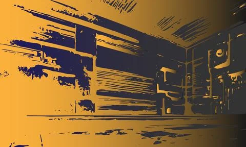 Colorful gradient grunge background. Vector.. Stock Illustration