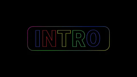Colorful gradient intro with copy space Stock Footage 328578574