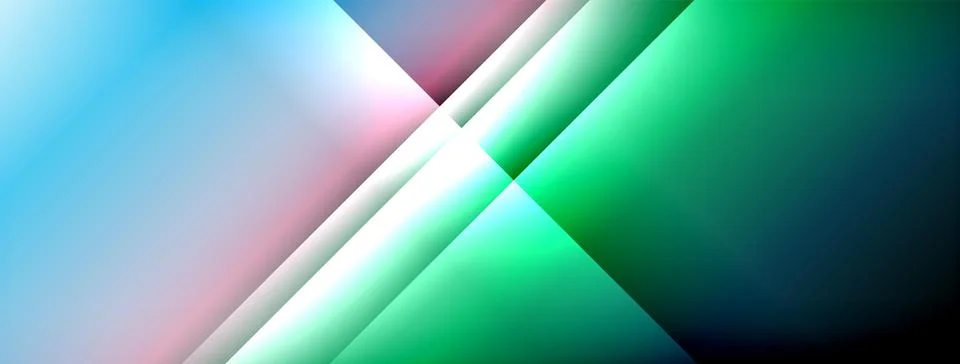 Colorful gradient with lines made of shadow and light. Creative background Illustrazione stock