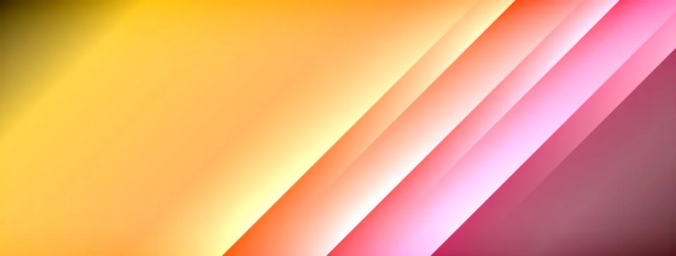 Colorful gradient with lines made of shadow and light. Creative background Stock Illustration