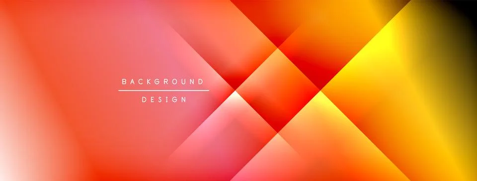 Colorful gradient with lines made of shadow and light. Creative background Illustrazione stock