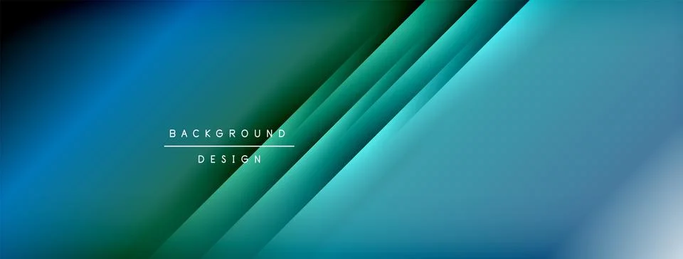 Colorful gradient with lines made of shadow and light. Creative background Illustrazione stock