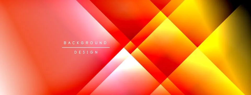 Colorful gradient with lines made of shadow and light. Creative background Stock Illustration