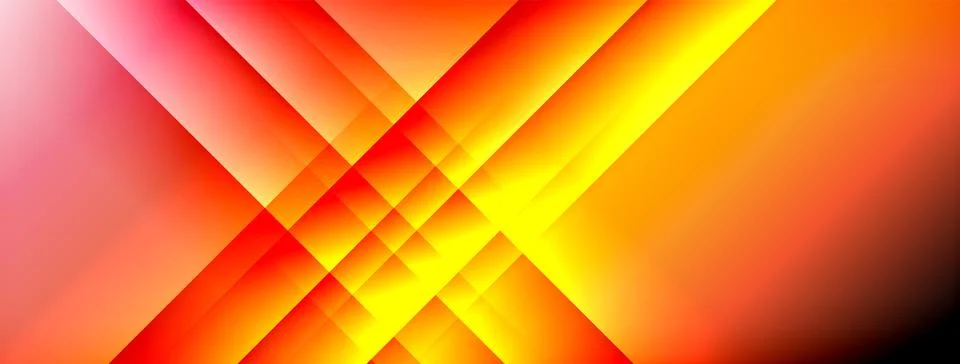 Colorful gradient with lines made of shadow and light. Creative background Stock Illustration