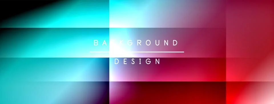 Colorful gradient with lines made of shadow and light. Creative background Stock Illustration