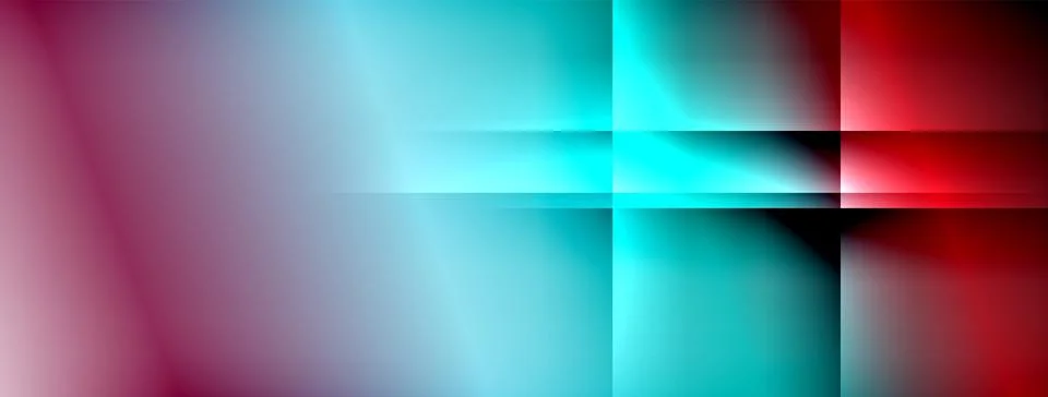 Colorful gradient with lines made of shadow and light. Creative background Stock Illustration