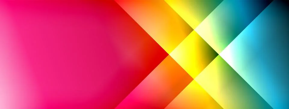 Colorful gradient with lines made of shadow and light. Creative background Illustrazione stock