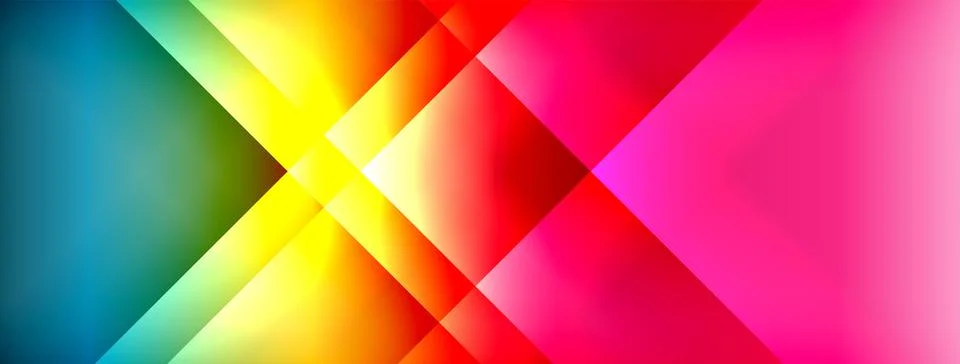 Colorful gradient with lines made of shadow and light. Creative background Stock Illustration