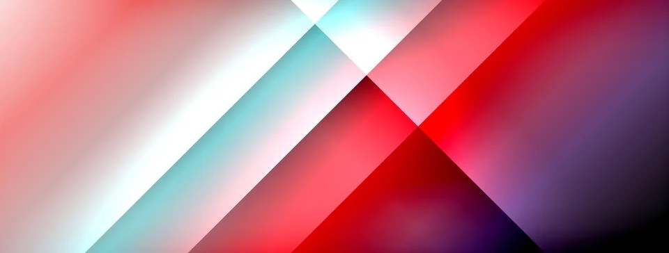 Colorful gradient with lines made of shadow and light. Creative background Ilustração Stock