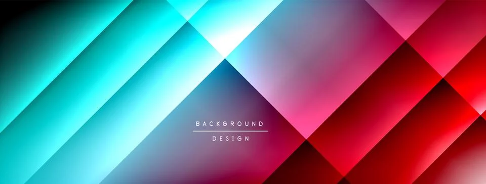 Colorful gradient with lines made of shadow and light. Creative background Ilustración de archivo