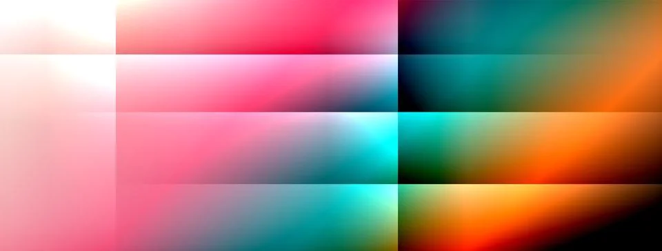 Colorful gradient with lines made of shadow and light. Creative background 스톡 일러스트
