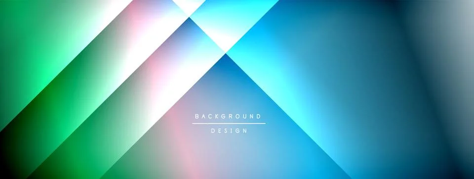 Colorful gradient with lines made of shadow and light. Creative background Stock Illustration