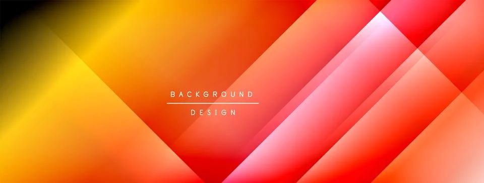 Colorful gradient with lines made of shadow and light. Creative background Stock Illustration