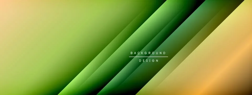 Colorful gradient with lines made of shadow and light. Creative background Illustrazione stock